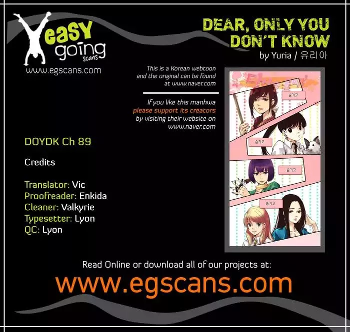 Read Dear, Only You Don’t Know! Chapter 89 - Woman, Hide Your True Feelings! 12 Online