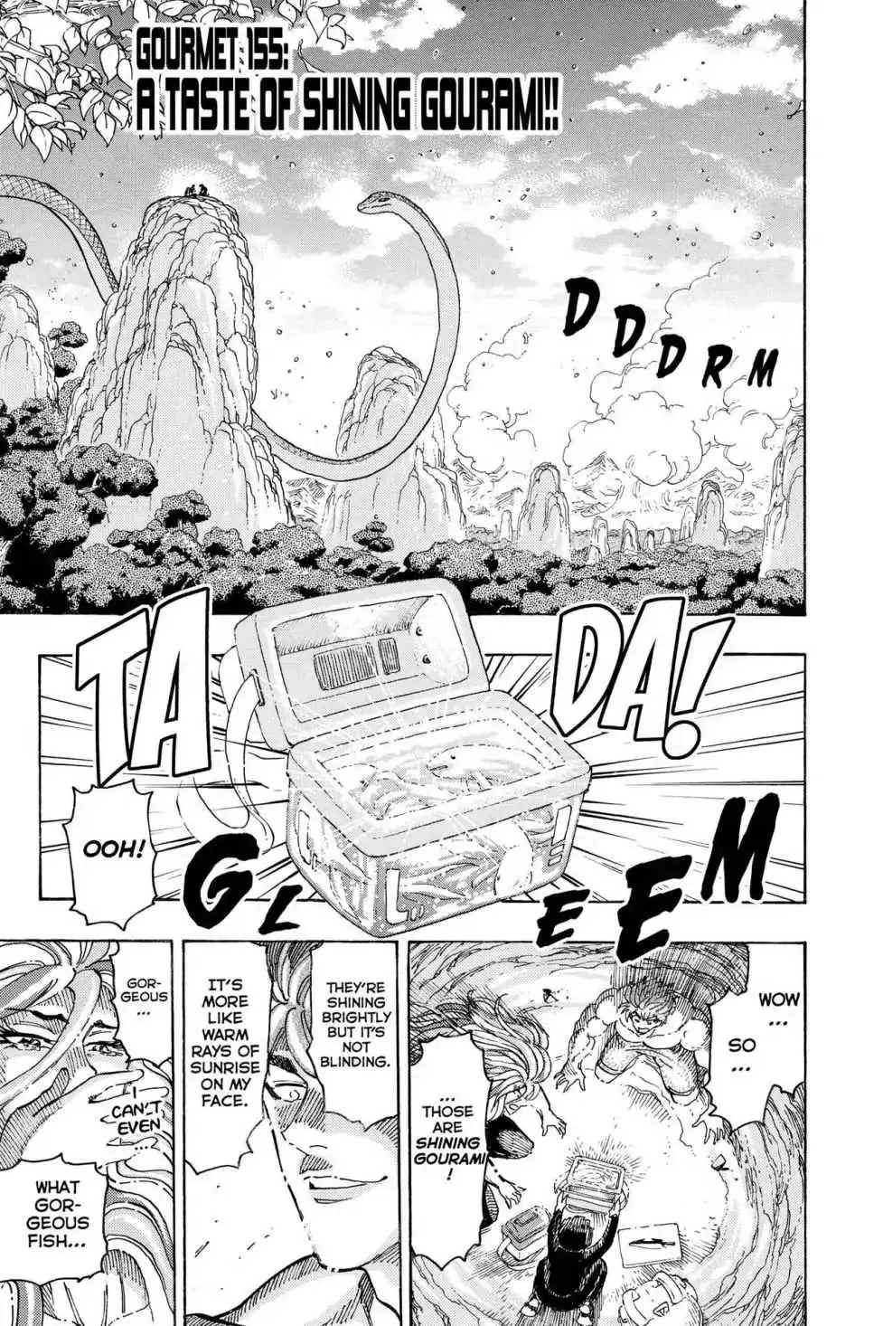 Read Toriko Chapter 155 - Vol.18 Gourmet 155: A Taste of Shining Gourami!! Online