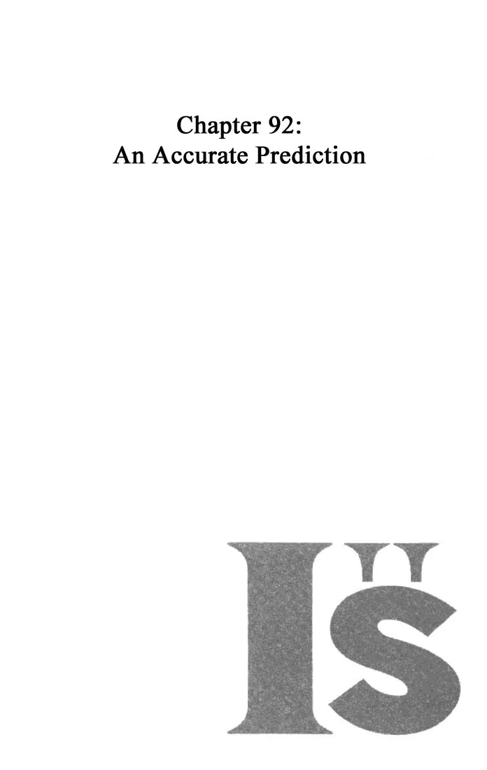 Read I”s Chapter 92 - An Accurate Prediction Online