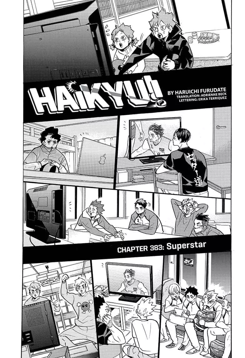 Read Haikyu!! Chapter 383 Online