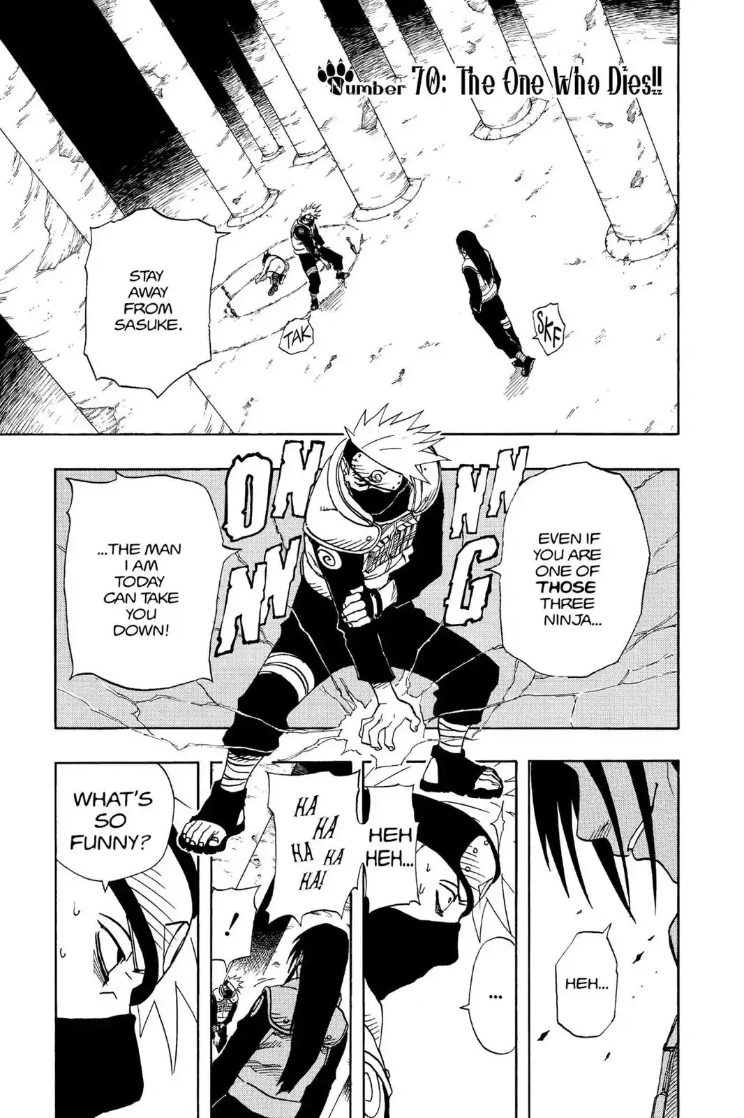 Read Naruto Chapter 70 - The One Who Dies!! Online