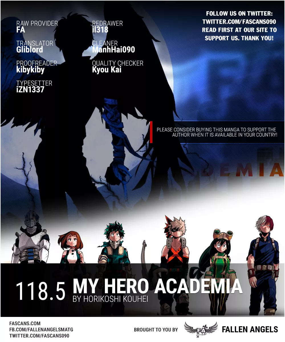 Read Boku no Hero Academia Chapter 118.5 - Volume 13 Omake Online