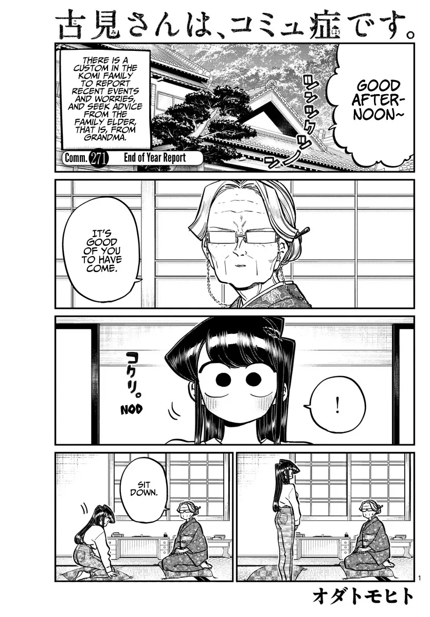 Read Komi-san wa Komyushou Desu Chapter 271 - End of Year Report Online