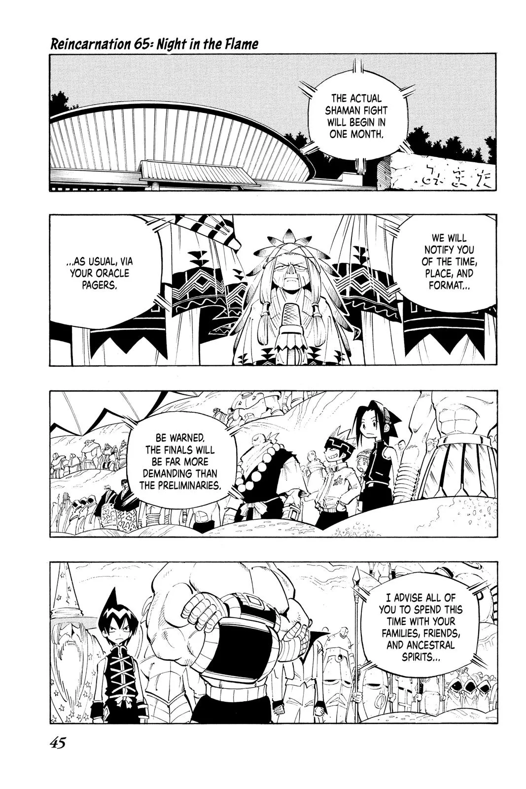 Read Shaman King Chapter 65 Online