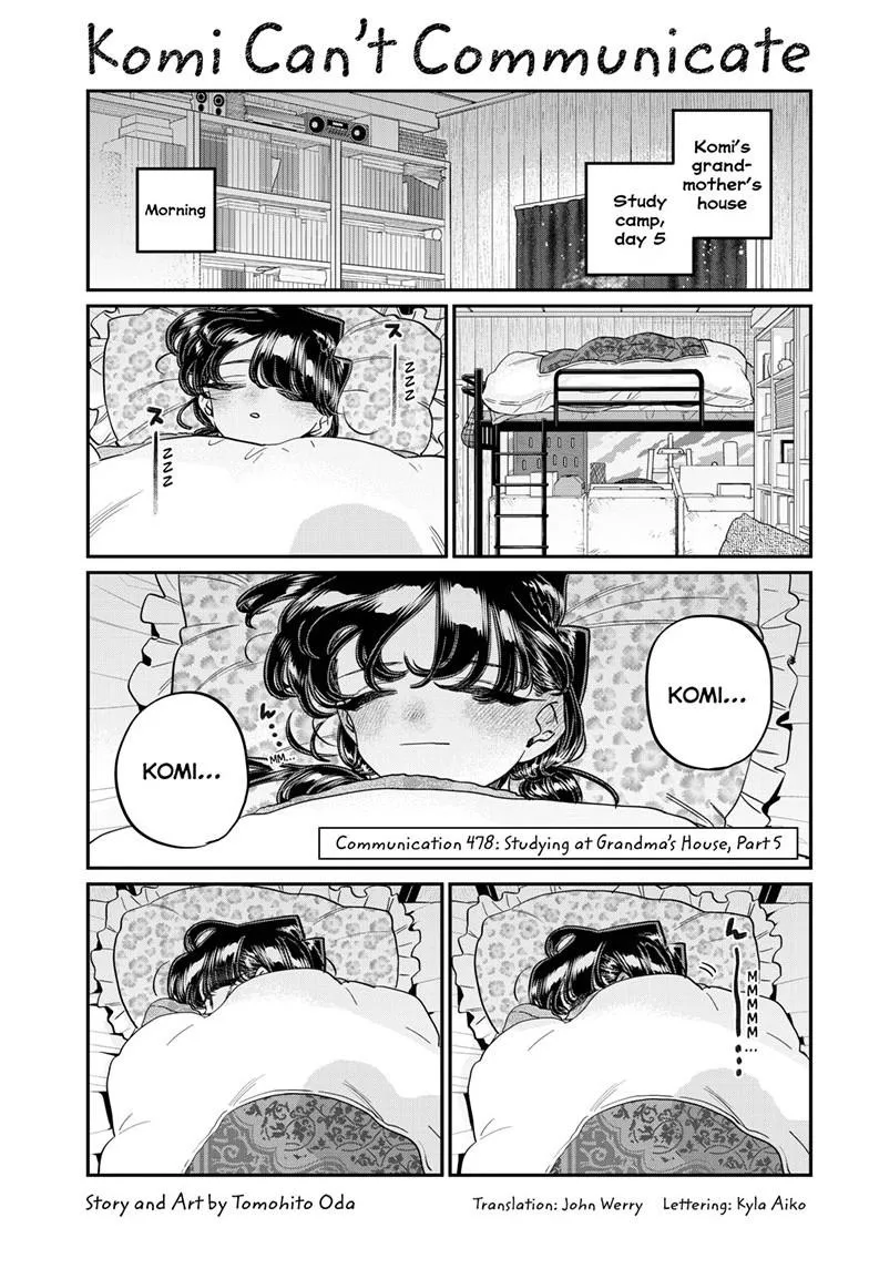 Read Komi-san wa Komyushou Desu Chapter 478 Online