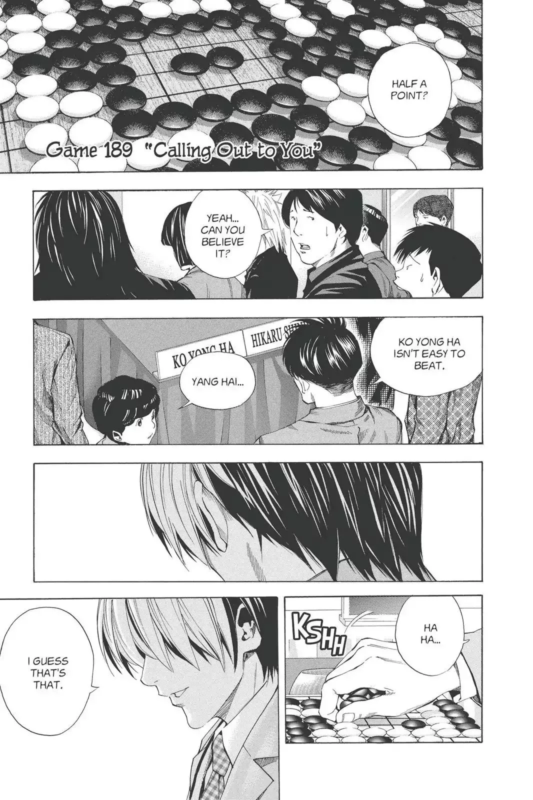 Read Hikaru no Go Chapter 189 - Calling Out To You Online