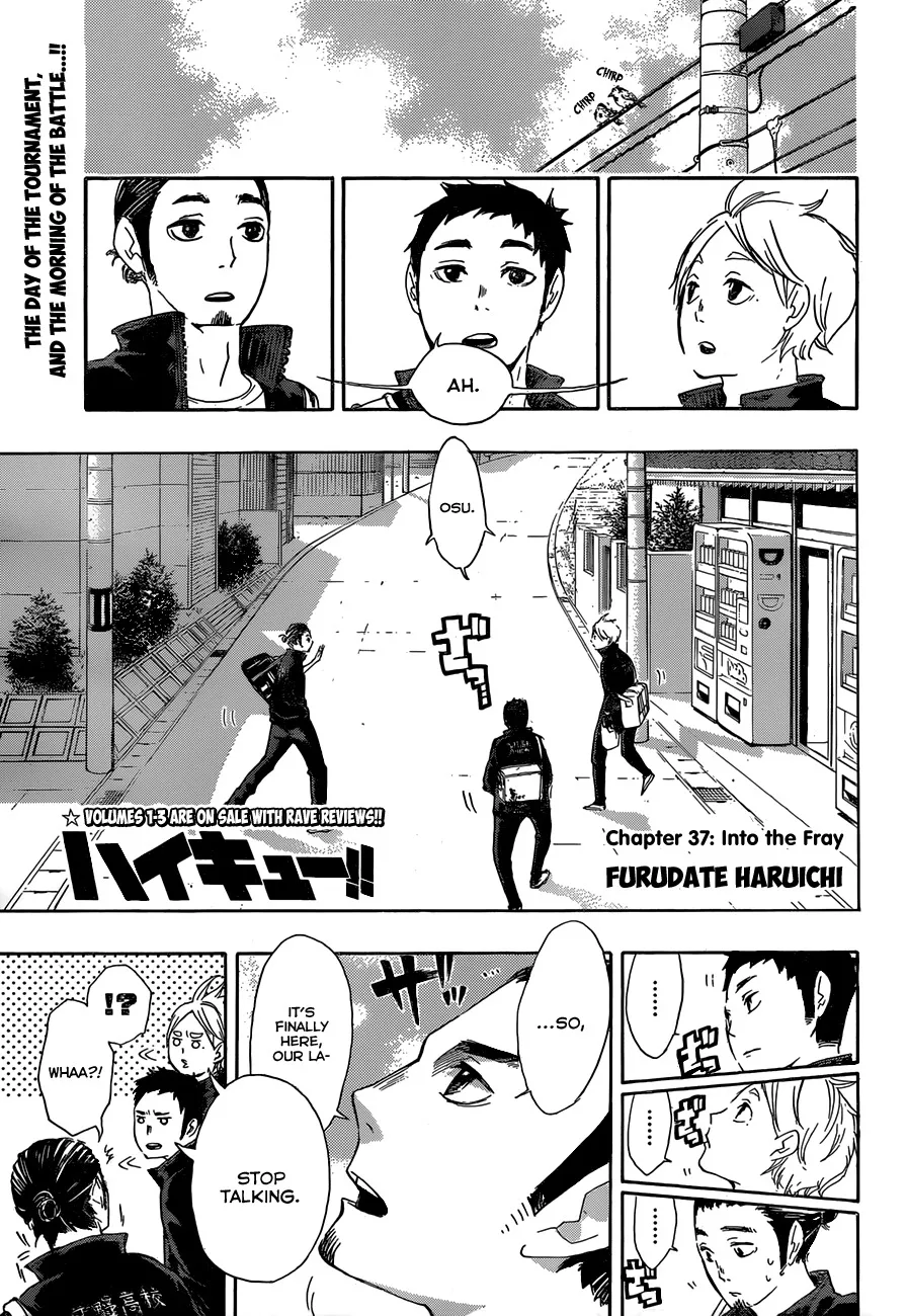 Read Haikyu!! Chapter 37 - Into the Fray Online