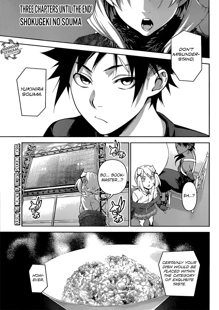 Read Shokugeki no Soma Chapter 313 - She Who Is Having Doubts About the "God Tongue" Online