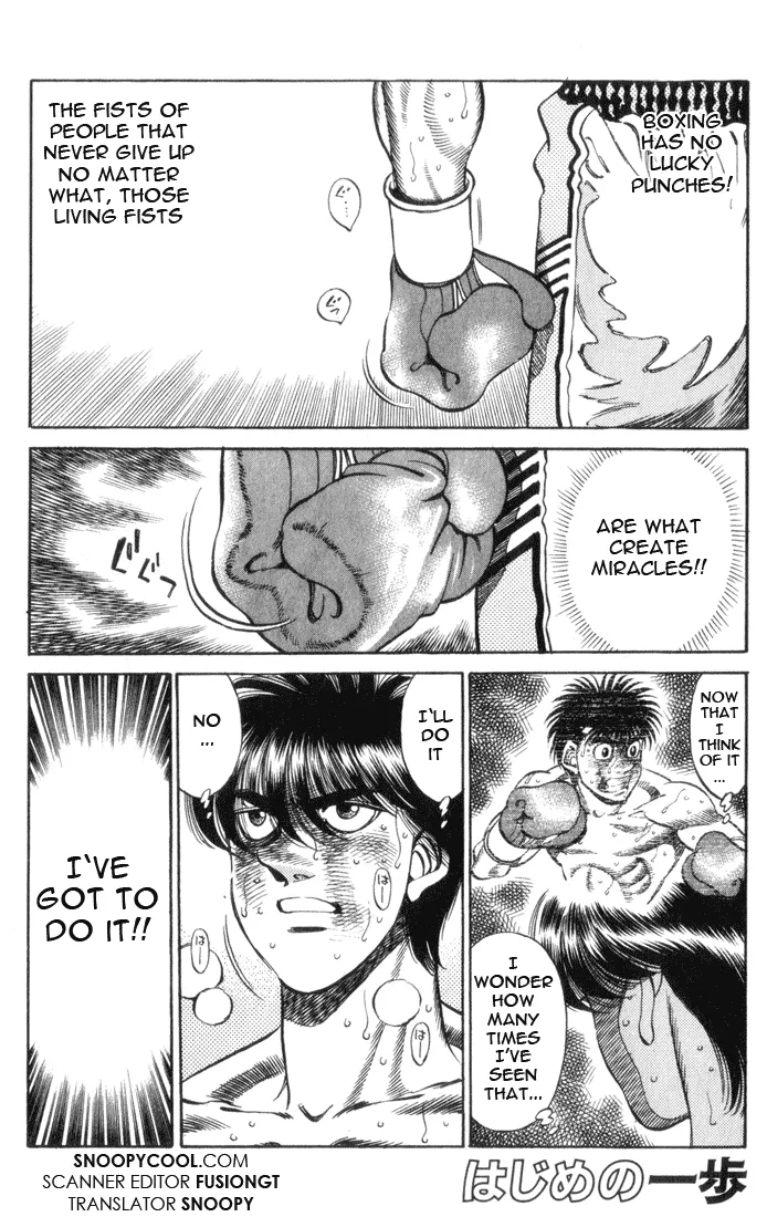 Read Hajime no Ippo Chapter 322 - An Unfulfilled Oath Online