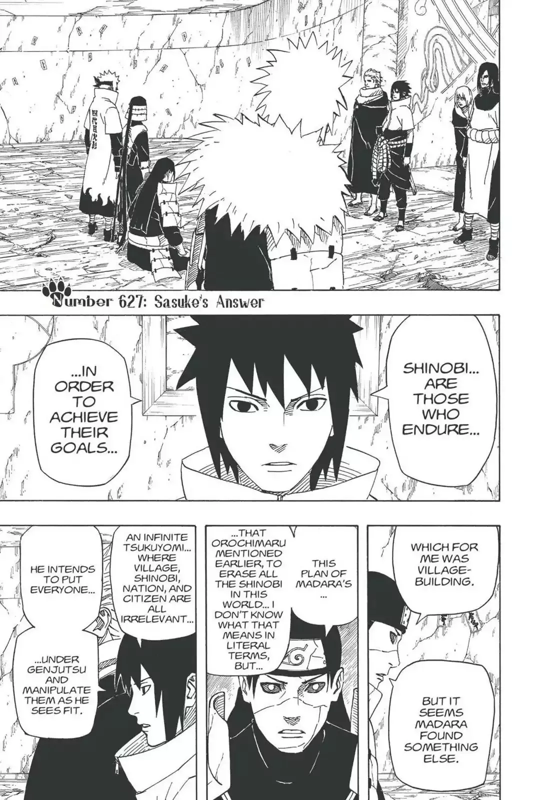 Read Naruto Chapter 627 - Sasuke's Answer Online