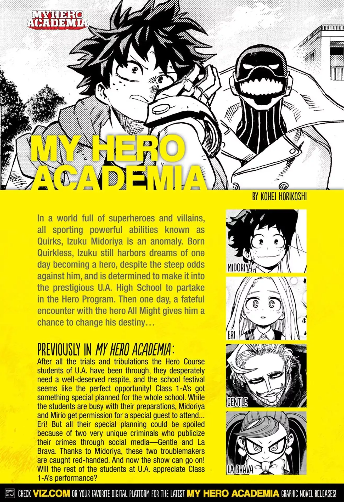 Read Boku no Hero Academia Chapter 182 - The Cultural Festival! Unleashed! Online