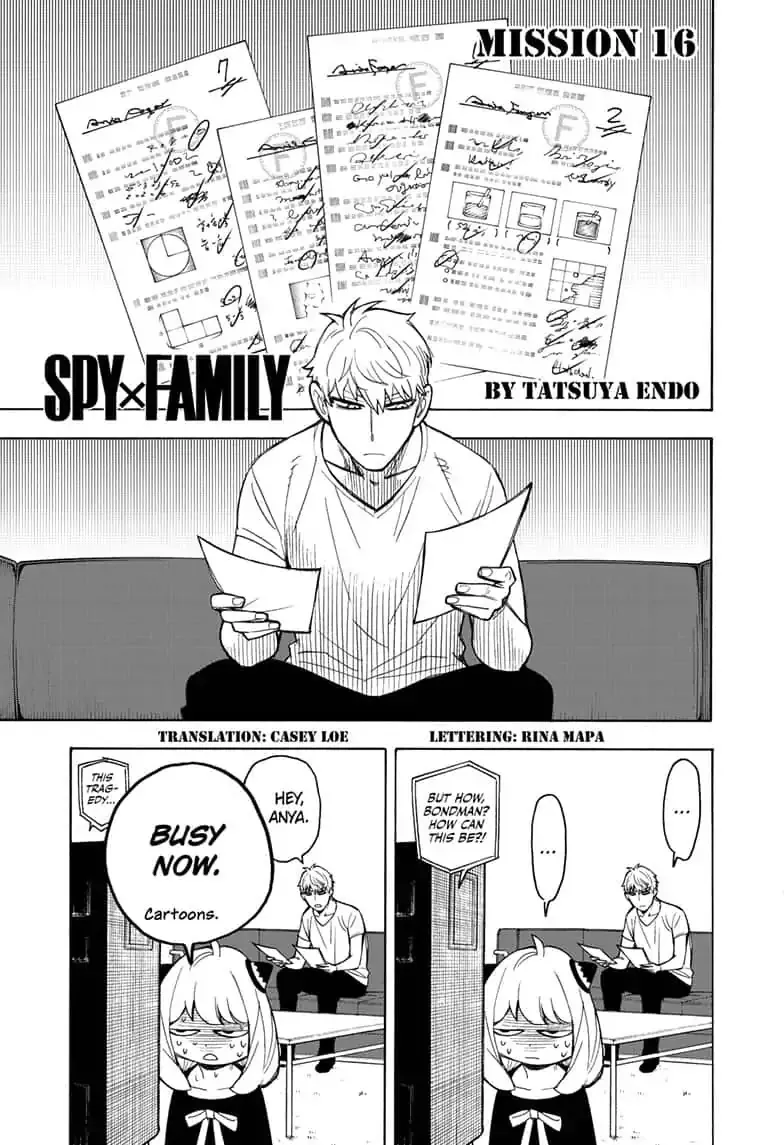 Read SPY x FAMILY Chapter 16 - MISSION: 16 Online