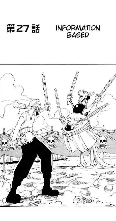 Read One Piece Chapter 027 - Information Based Online