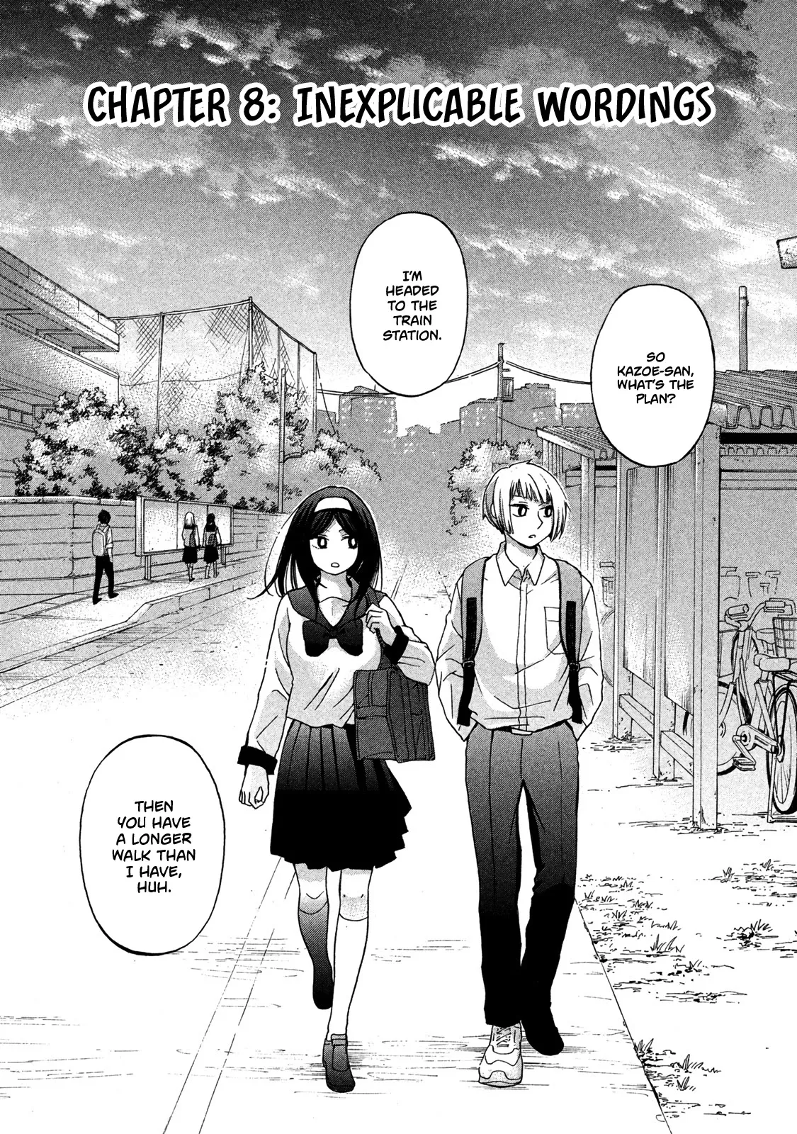 Read Hanazono-kun to Kazoe-san no Fukakai na Houkago Chapter 8 - Inexplicable Wordings Online