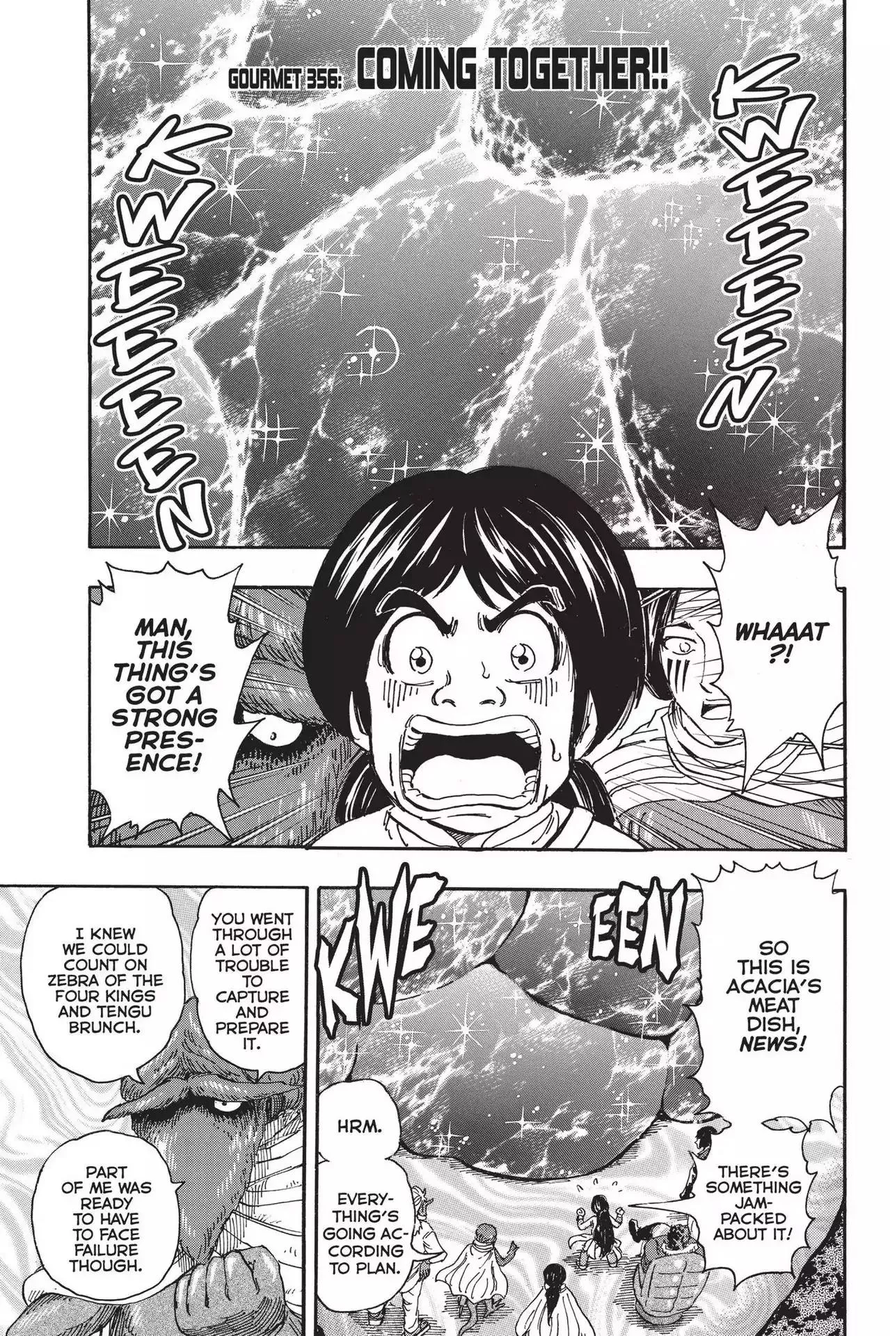 Read Toriko Chapter 356 - Vol.39 Gourmet 356: Coming Together!! Online