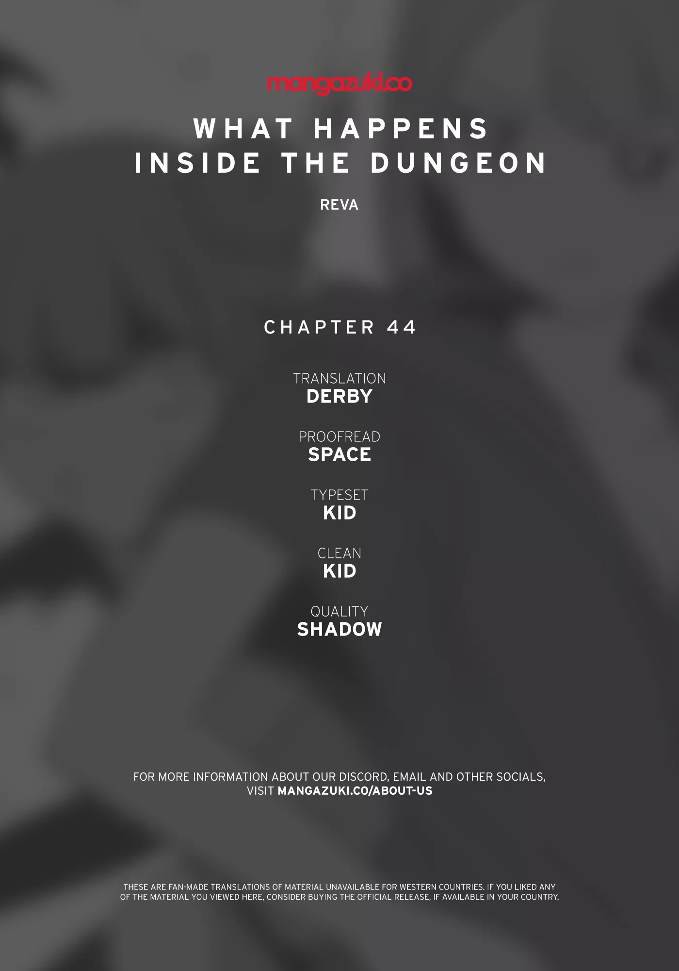 Read What Happens Inside the Dungeon Chapter 44 Online
