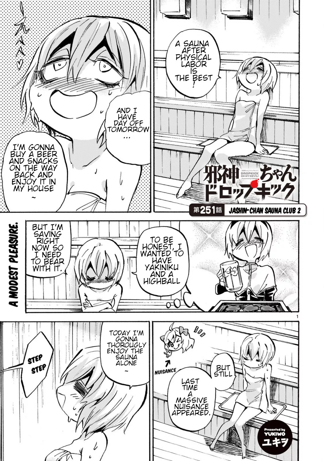 Read Jashin-chan Dropkick Chapter 256 - Jashin-chan Sauna Club 2 Online