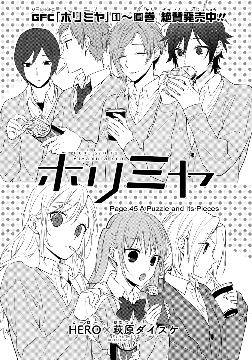 Read Horimiya Chapter 45 - A Puzzle and Its Pieces Online