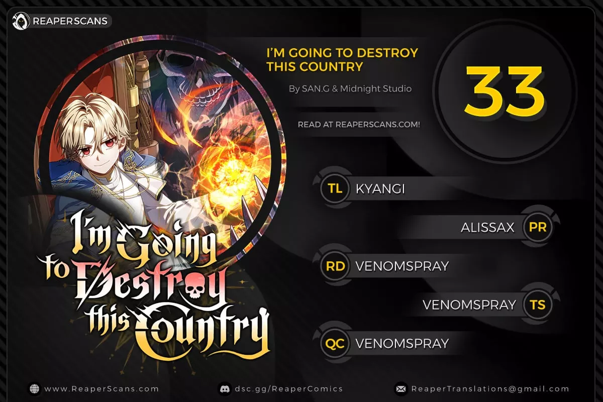 Read I’m Going to Wipe Out This Country Chapter 33 Online