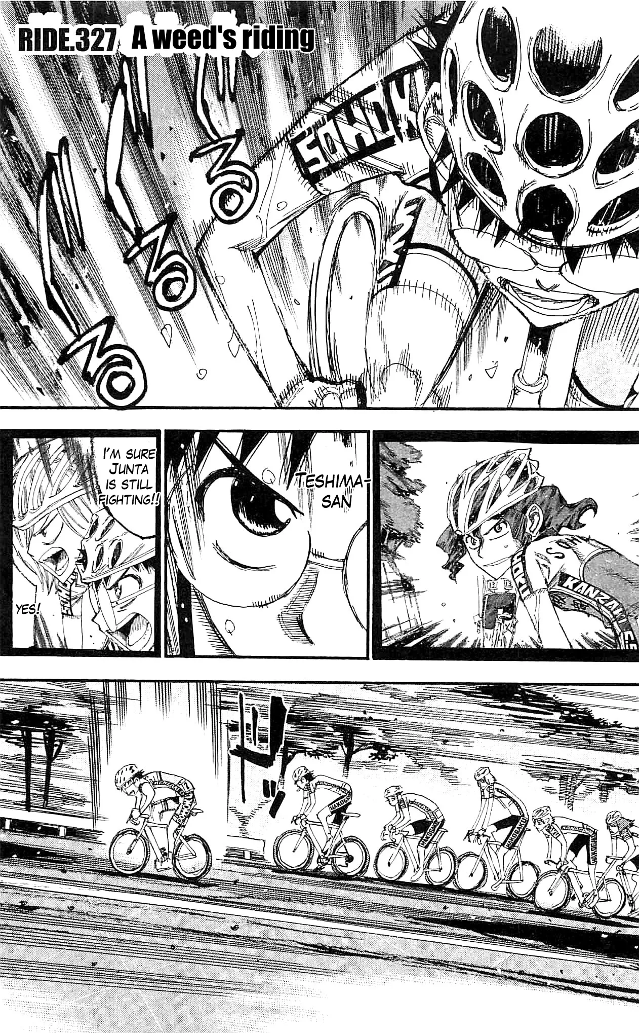 Read Yowamushi Pedal Chapter 327 - A Weed's Riding Online