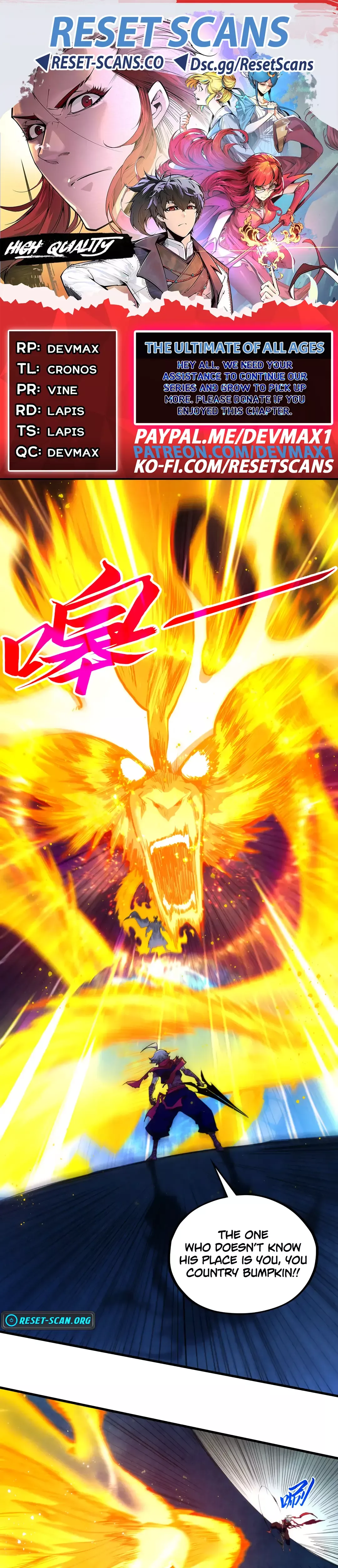 Read Rebirth Of The Ultimate Master Chapter 425 Online