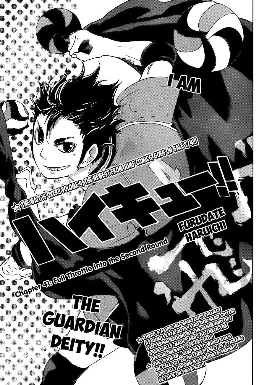 Read Haikyu!! Chapter 41 - Full Throttle Into the Second Round Online