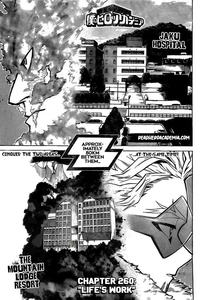 Read Boku no Hero Academia Chapter 260 - Life's Work Online