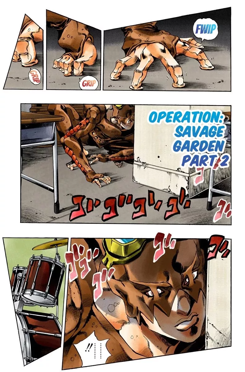 Read JoJo’s Bizarre Adventure Part 6: Stone Ocean Chapter 41 - Operation Savage Garden Part 2 Online