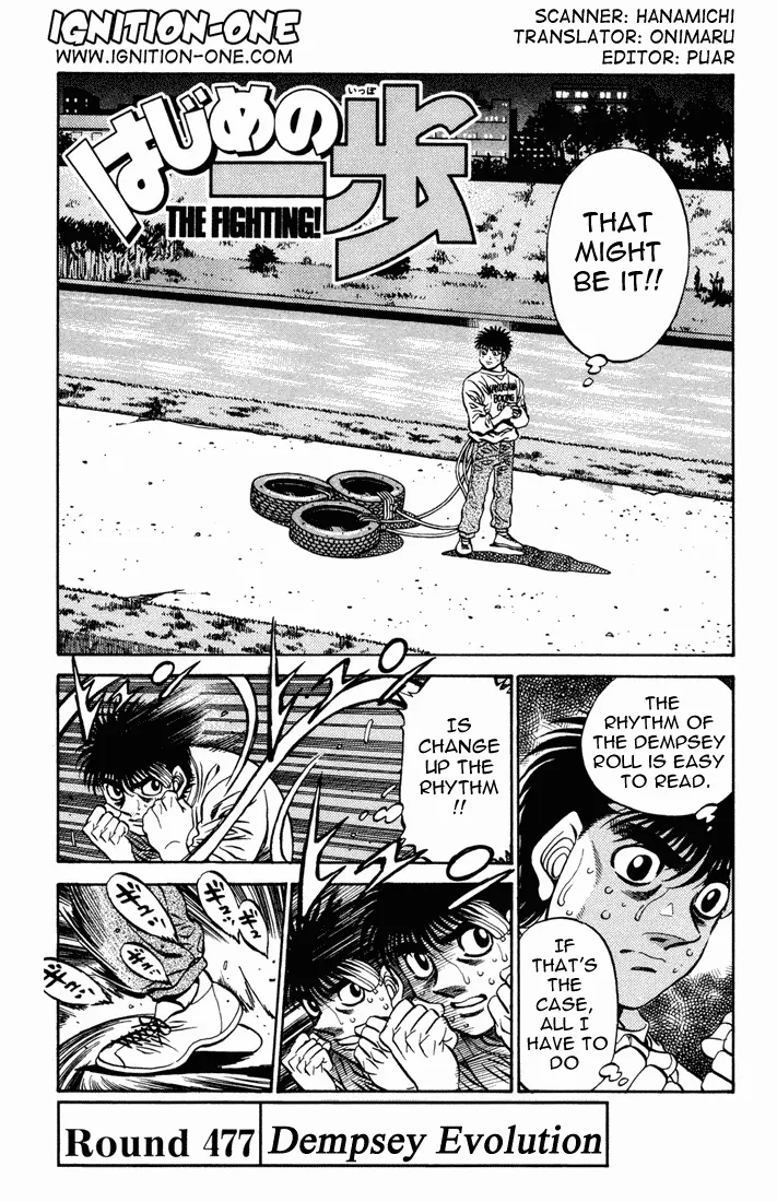 Read Hajime no Ippo Chapter 477 - The Dempsey's Evolution Online