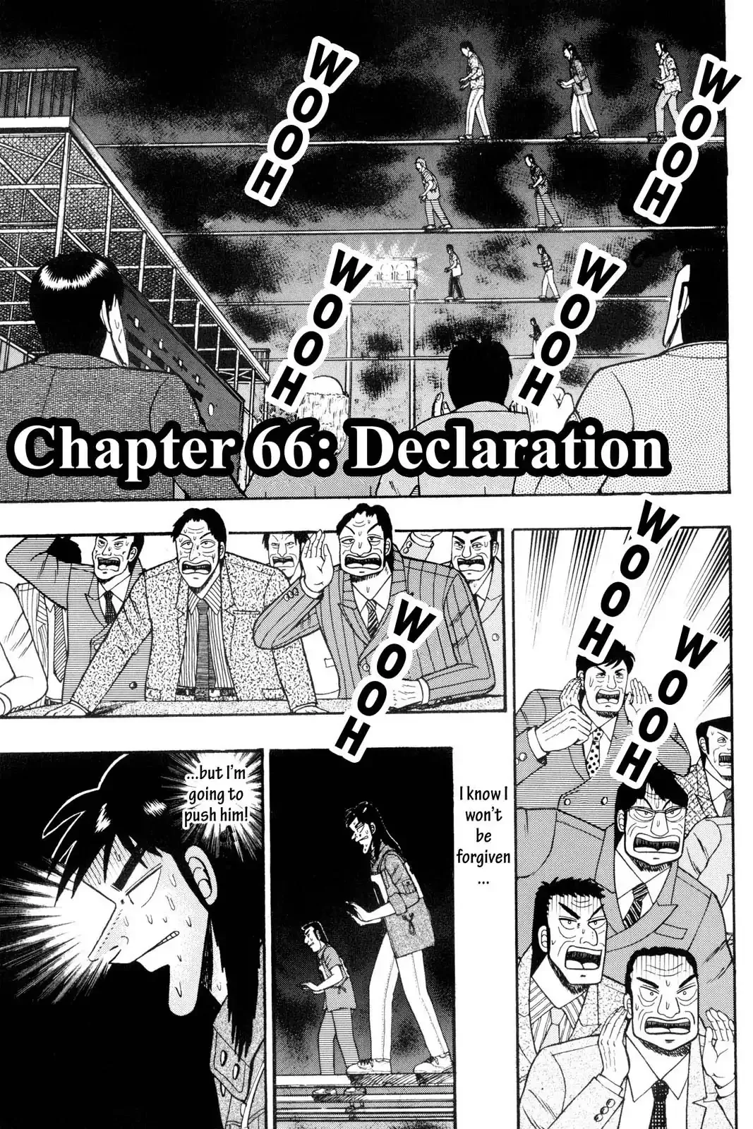 Read Gambling Apocalypse Kaiji – Kaiji Part 1 Chapter 66 - Declaration Online