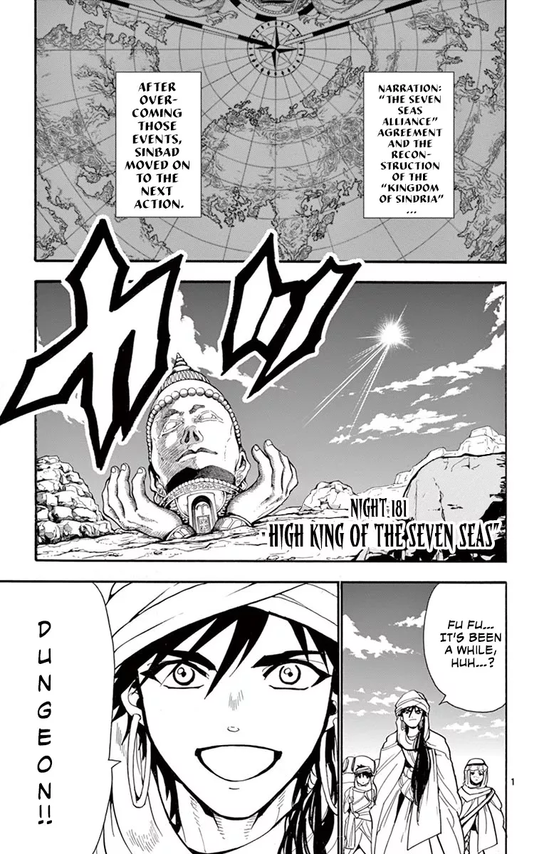 Read Magi – Sinbad no Bouken Chapter 181 - High king of the Seven Seas Online