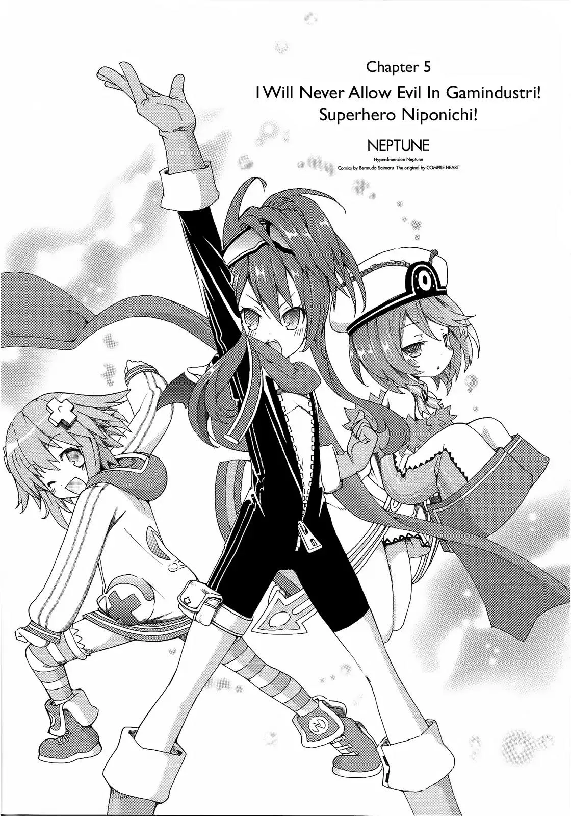 Read Choujigen Game Neptune – Megami Tsuushin Chapter 5 - I Will Never Allow Evil In Gamindustri! Superhero Nippon Ichi! Online