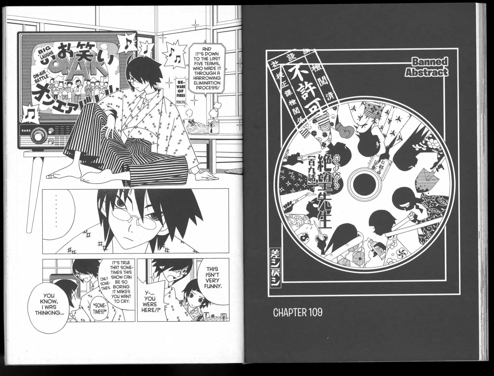 Read Sayonara Zetsubou Sensei Chapter 109 - Banned Abstract Online