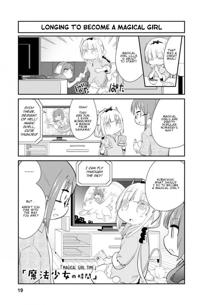 Read Kobayashi-san Chi no Maid Dragon: Kanna no Nichijou Chapter 32 - Magical Girl Time Online