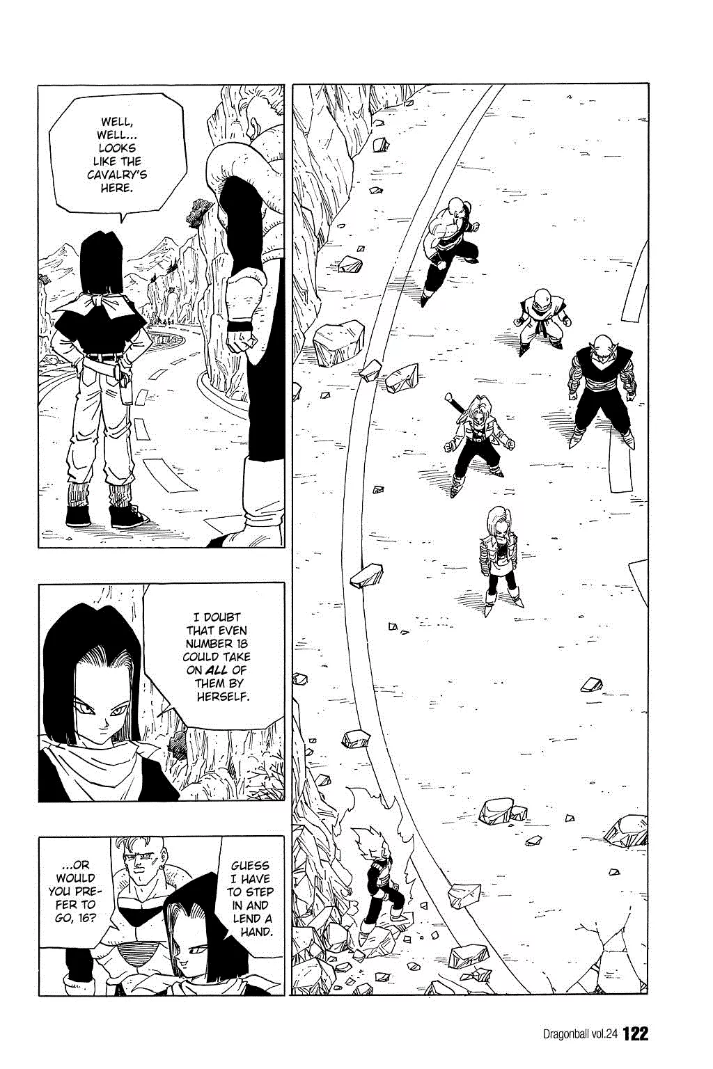 Read Dragon Ball Chapter 353 - Vegeta vs. Android 18, Round Two Online