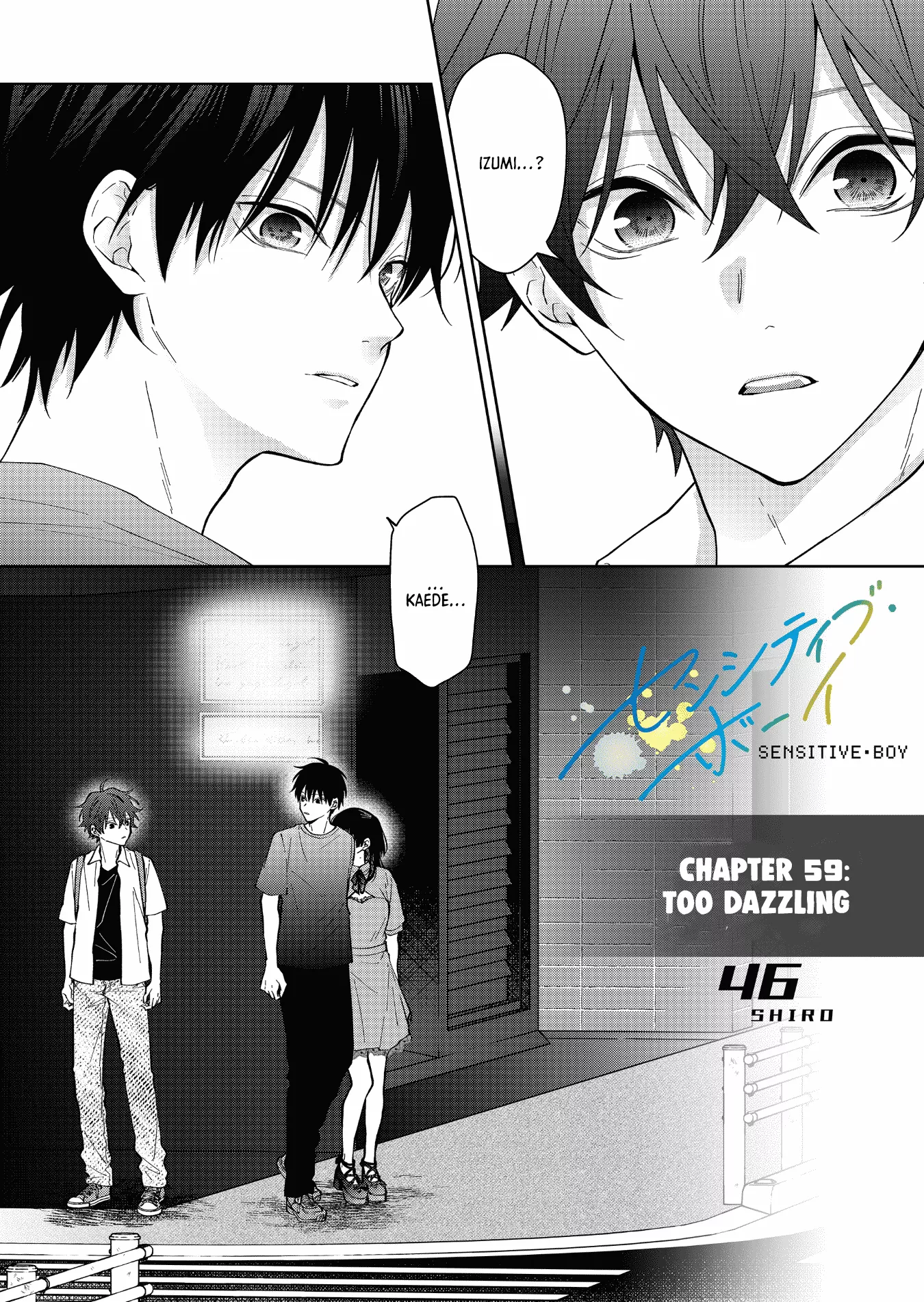 Read Sensitive Boy Chapter 59 - Too Dazzling Online