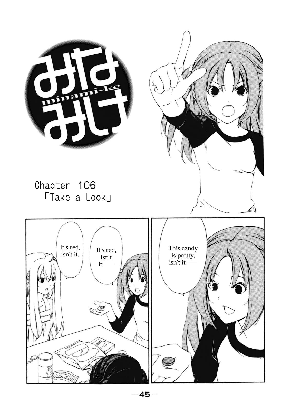 Read Minami-ke Chapter 106 - Take a Look Online