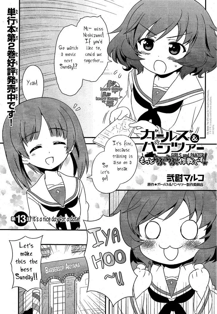 Read Girls & Panzer – Motto Love Love Sakusen desu! Chapter 13 - It's a Nice Day for a Date! Online