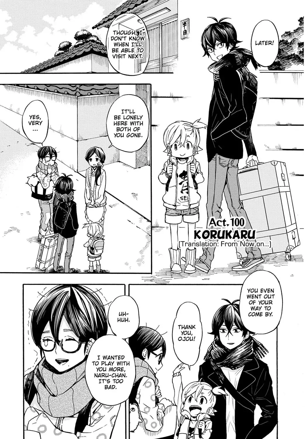 Read Barakamon Chapter 100 - Korukaru/From Now On... Online