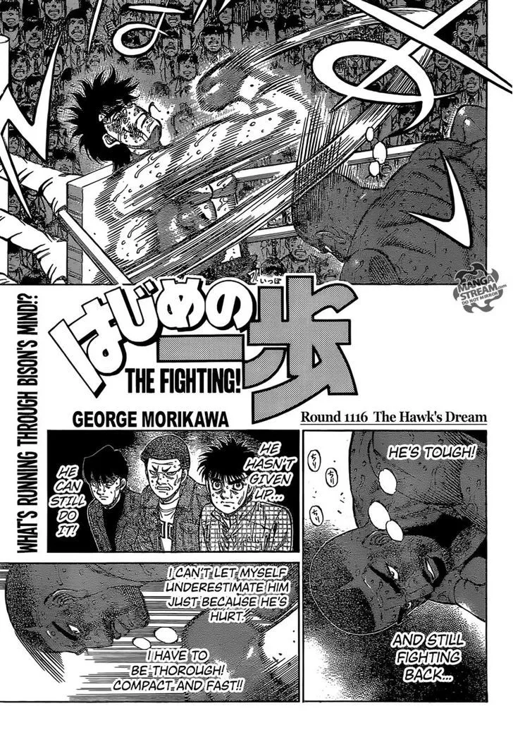 Read Hajime no Ippo Chapter 1116 - The Hawk's Dream Online