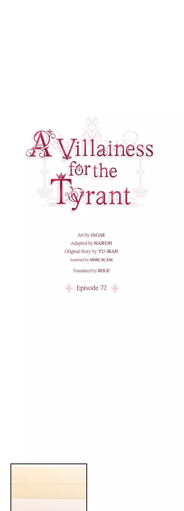 Read A Villainess for the Tyrant Chapter 72 Online