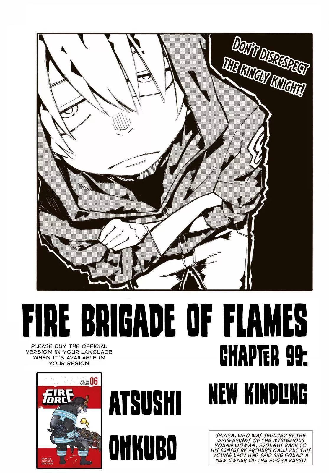 Read Enen no Shouboutai Chapter 99 - New Kindling Online