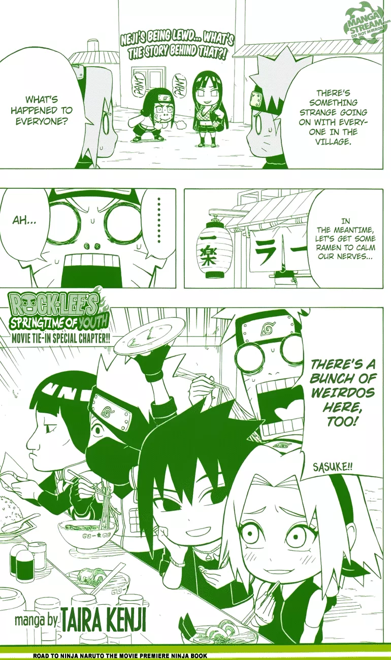 Read Rock Lee no Seishun Full-Power Ninden Chapter 16 - The Organization Named "Akatsuki"!! Online