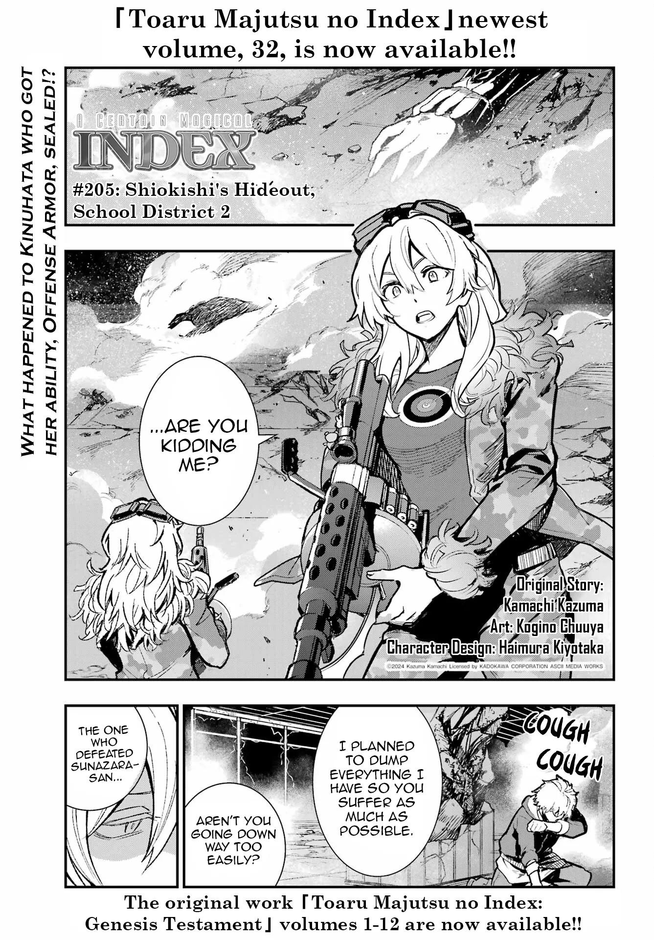 Read Toaru Majutsu no Index Chapter 205 - Shiokishi's Hideout, School District 2 Online