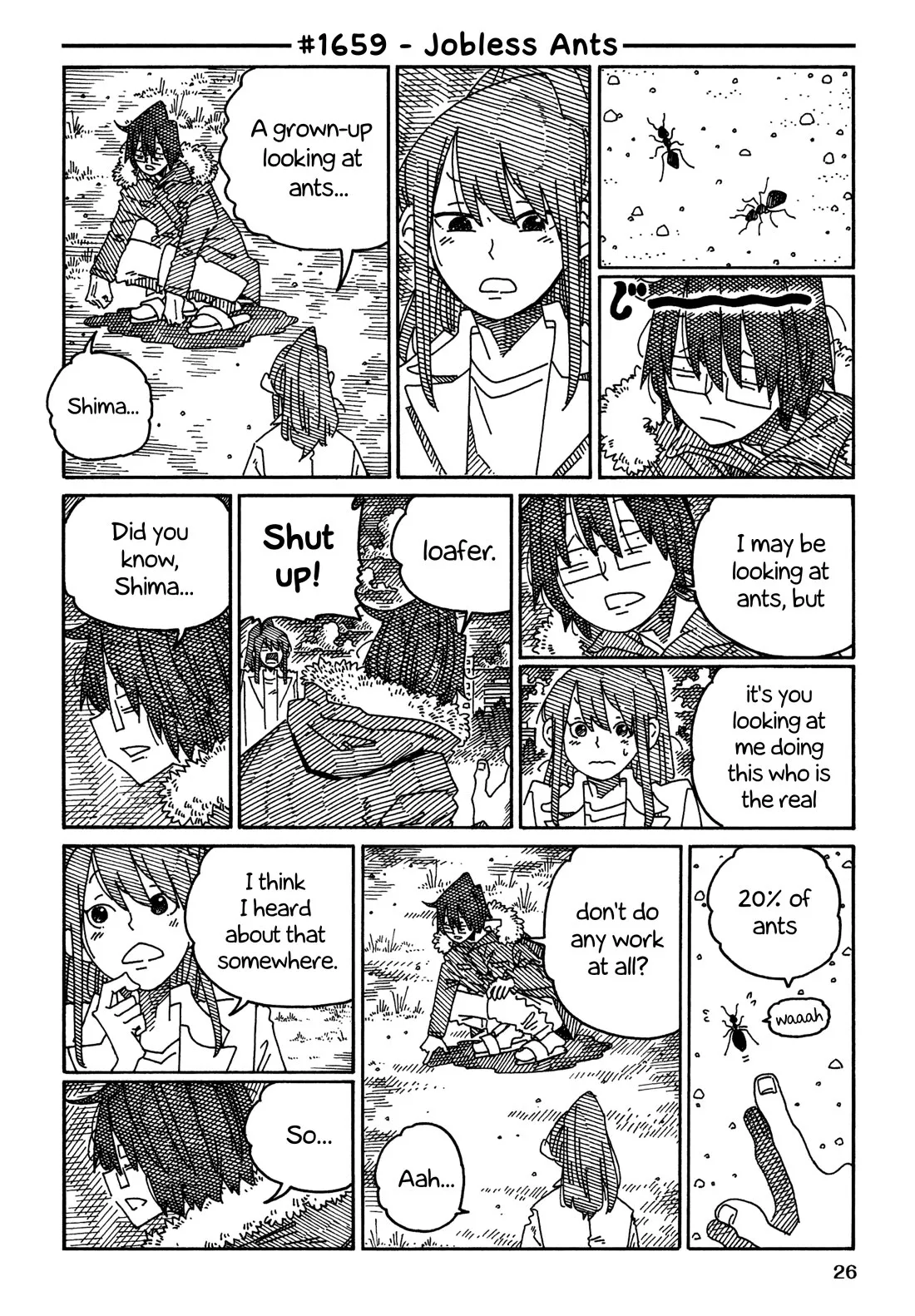 Read Hatarakanai Futari (The Jobless Siblings) Chapter 1659 - Jobless Ants Online