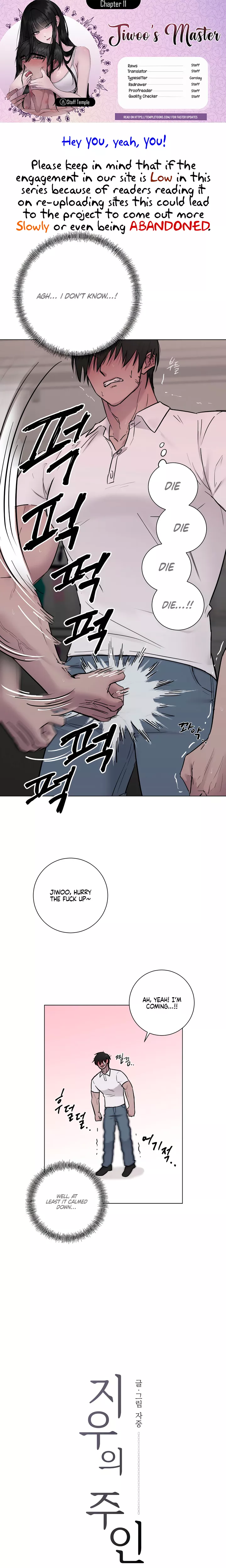 Read Jiwoo’s Master Chapter 11 Online
