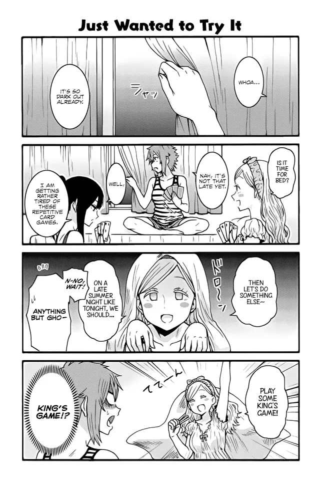 Read Tomo-chan wa Onna no ko! Chapter 485 - Just Wanted to Try It  Online
