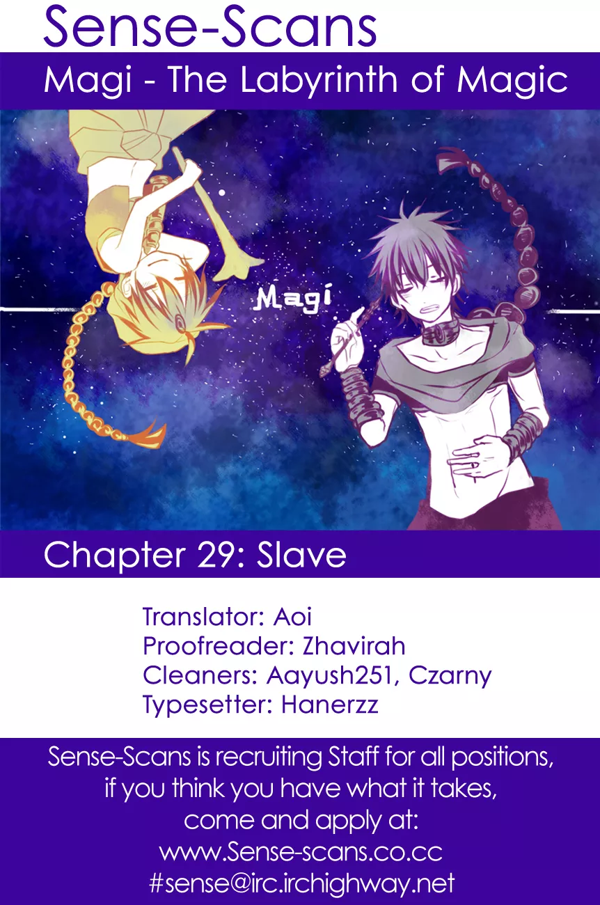 Read Magi – Labyrinth of Magic Chapter 29 - Slave Online