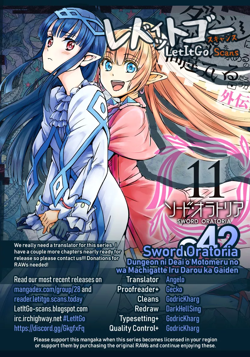 Read Dungeon ni Deai o Motomeru no wa Machigatte Iru Darou ka Gaiden – Sword Oratoria Chapter 42 - Denatus Online