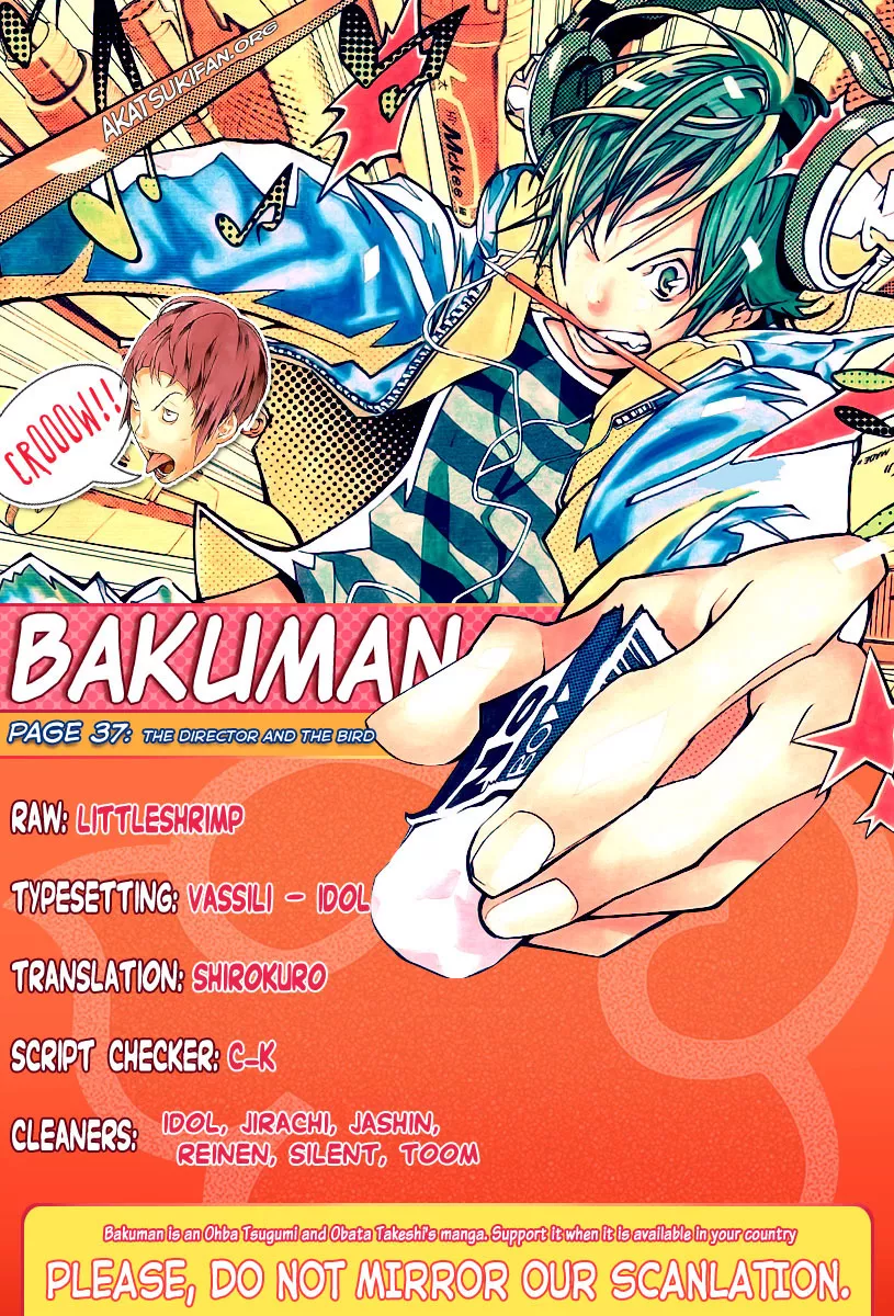 Read Bakuman Chapter 37 - Board Members and Birds Online